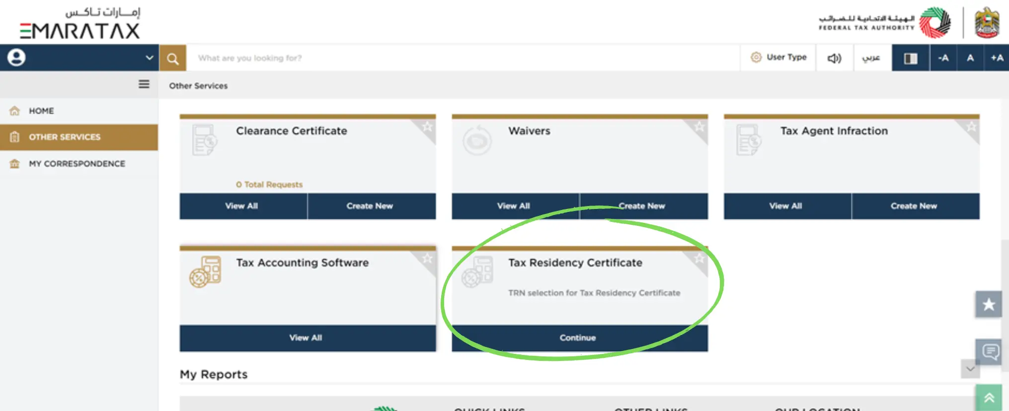 Process to obtain TRC