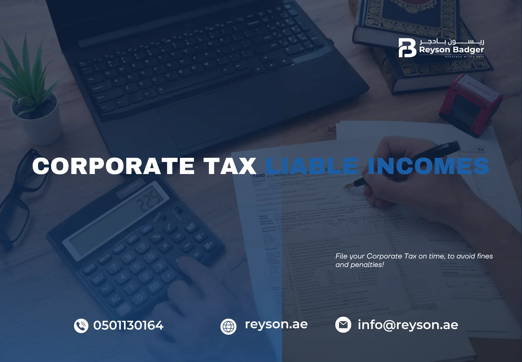 Liable Incomes on Corporate Tax 