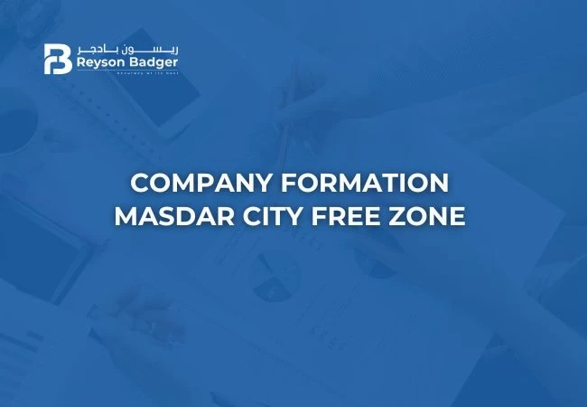 Masdar city free zone company formation in Abu Dhabi